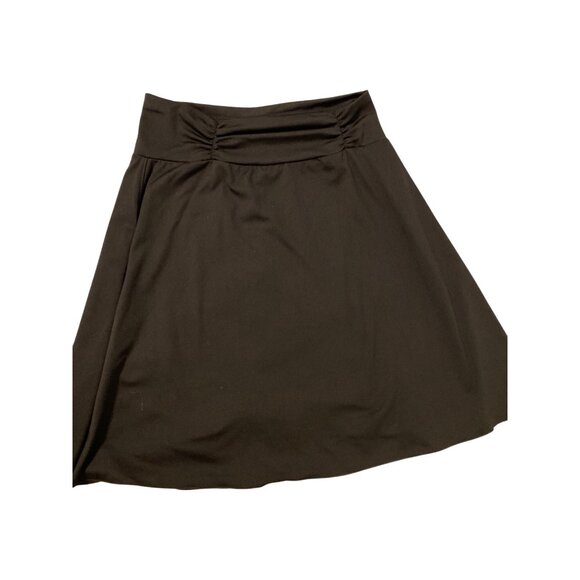 Tranquility Black A-Line Skirt S Stretch Waistband, Pull on - Picture 4 of 6